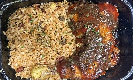 Caribbean, Seafood and African at Exotic Eats ATL (Up to 26% Off). Two Options Available.