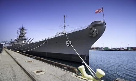 $19 for Single-Day Admission to Battleship USS Iowa Museum from Discount Tickets & Tours ($23.95 Value)