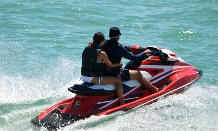 One- or Two-Hour JetSki Rental at Miami Entertainment Plug (Up to 37% Off)