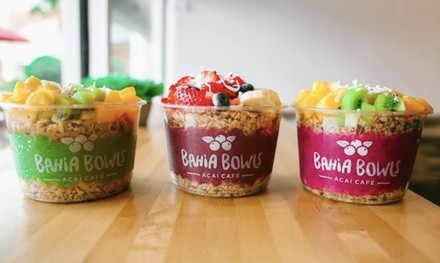 Food and Drink at Bahia Bowls, Takeout and Dine-In (When Available) (Up to 30% Off). Four Options Available.