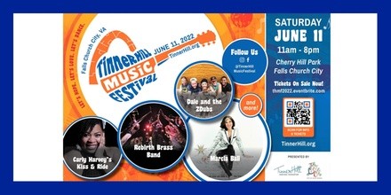 Tinner Hill Music Festival: 28th Annual - Saturday, Jun 11, 2022 / 11:00am-8:00pm