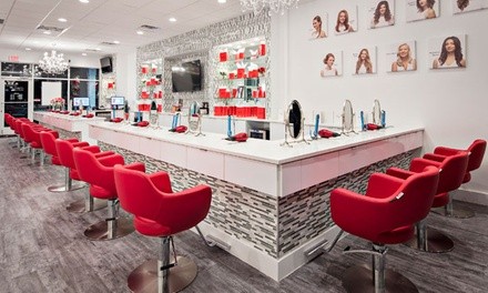 One Signature Blowout or Full Set of Classic Eyelash Extensions at Cherry Blow-Dry Bar (Up to 63% Off)