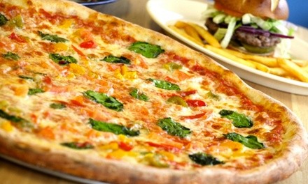 Pizzeria and American Food at Boardwalk Pizza (37% Off). Two Options Available.