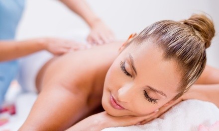 Back and Foot or Swedish Body Massage with Hot Stone and Oil at Majestic Foot Spa (Up to 51% Off). Two Options.