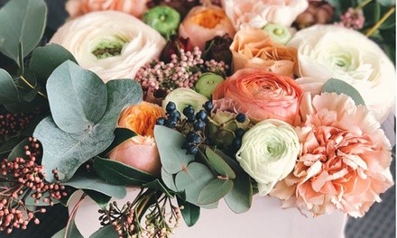 Flower Arrangement Class for One, Two or Four at Cozy District Cafe (Up to 20% Off)