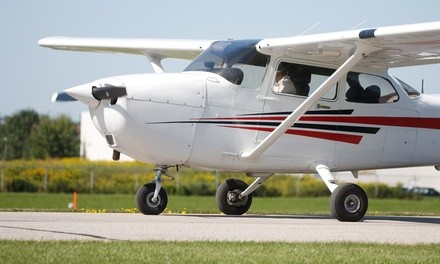 Flying Lesson with 30 or 60 Minutes of Flying and 30-Minute Ground Lesson from Advanced Aviation (Up to 36% Off)