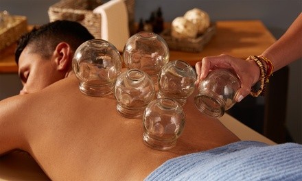 Cupping, Reiki, Massage, or Fascial Release at Fifi Deux Luxe Esthétique (Up to 37% Off). 5 Options Available.
