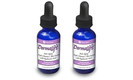 Dermalift Triple Vitamin C Hyaluronic Acid Serum (1 Fl. Oz.)