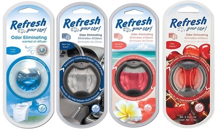 Refresh Scented Car Oil Diffuser (4-Pack)