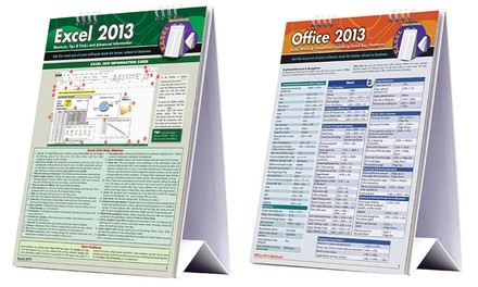 Excel or Office 2013 Easel-Style Desktop Reference Guide