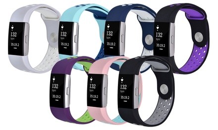 Breathable Silicone Bands for Fitbit Charge 2