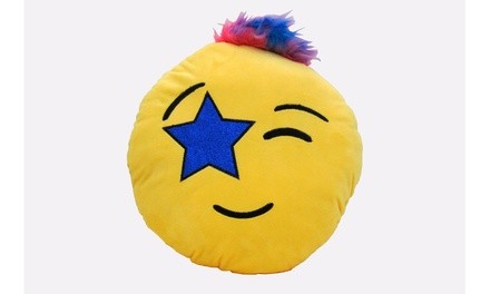 Emoji Plush Throw Pillow (1- or 4-Pack)