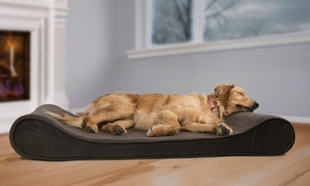 Orthopedic Contoured Pet Bed Lounger 