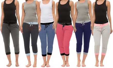 Coco Limon Multi-Color Capri Jogger and Tank Sets (8-Piece)