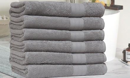 Economic Collection 100% Cotton Low-Twist Oversize Bath Towels (6-Pack)