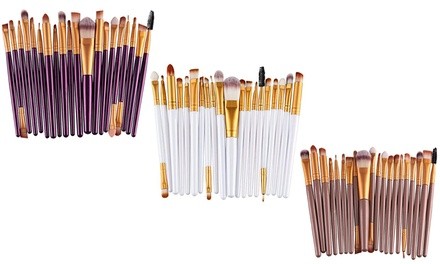 Professional Makeup Brush Set (20-Piece)