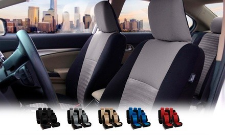 3D Air Mesh Side Airbag-Compatible Car Seat Cover Set (9-Piece)