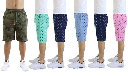 Men's Fashion Printed French Terry Shorts