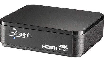 Rocketfish 4K Ultra HD and HDR Compatible 2-Output HDMI Splitter