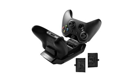 Insten Controller Charger Station with Rechargeable Battery Pack for Xbox One