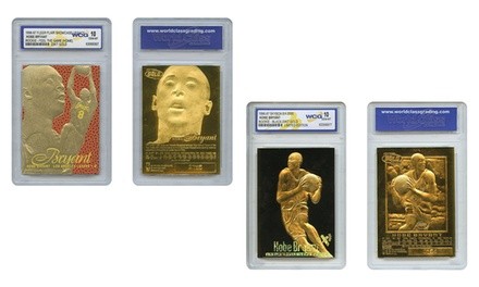 Kobe Bryant Rookie Cards in 23K Gold Foil