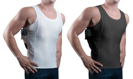 Concealment Clothes Men’s Undercover Concealed Carry Holster Tank Top