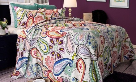 Lavish Home Printed Pattern Quilt Set (2- or 3-Piece)