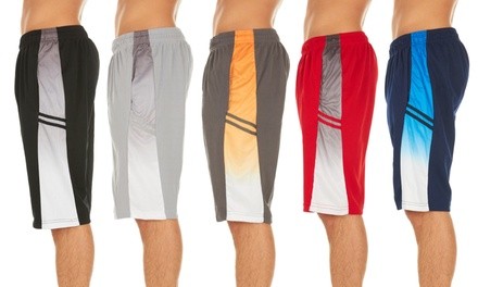 Men's Active Athletic Performance Shorts (5-Pack)