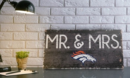 NFL Mr. & Mrs. Sign