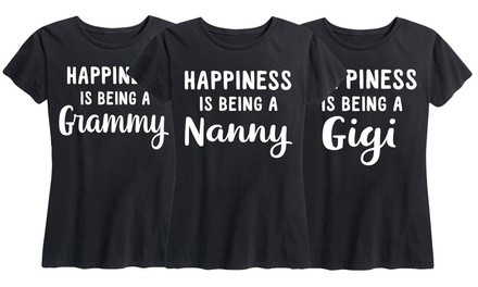 Women's Happiness Is Being a Grandma T-Shirts