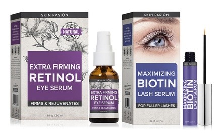 Extra Firming Retinol Eye and Biotin Lash Serum (1- or 2-Pack)