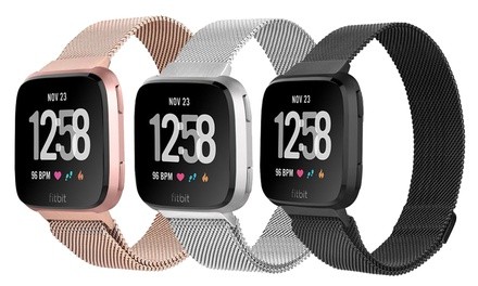 Milanese-Loop Mesh Replacement Band for Fitbit Versa