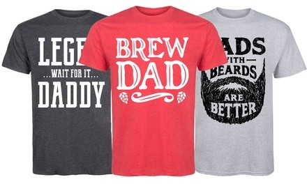 Men's Cool Dad Tees. 