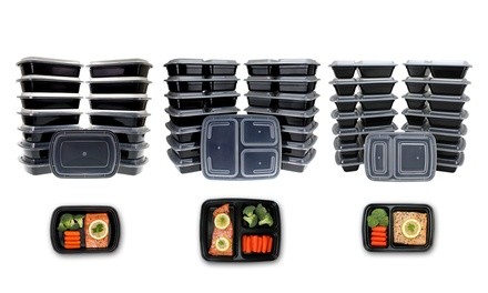 Meal Prep Container and Lunch Box Set with Lids (30- or 300-Piece)