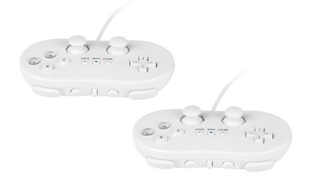 Wired Classic Controller for Nintendo Wii Remote (2-Pack)