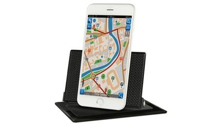 Rotating Car Dash Mat and Cell Phone Holder with 360-Degree Swivel