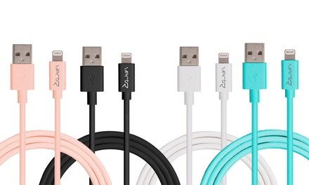 Vectr Apple Certified Lightning Charge & Sync Cable (3, 6, or 10Ft.)