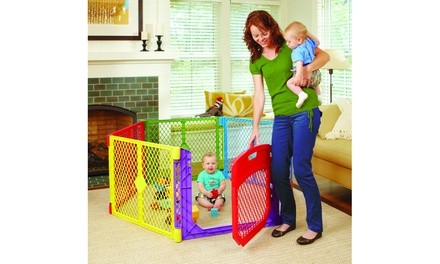 Superyard Colorplay or White Ultimate Play Yard with Door