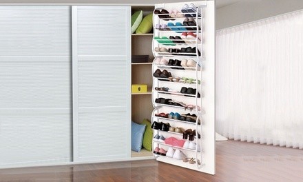 Over-the-Door Wall Hanging 36-Pair Shoe Rack