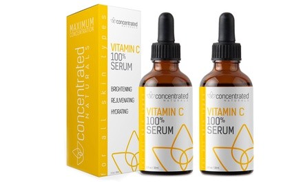 Concentrated Naturals Vitamin C 100% Serum (1- or 2-Pack)