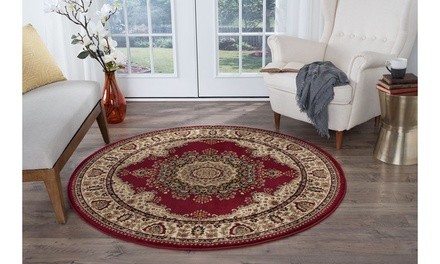 Fiona Traditional Round or Rectangle Area Rug