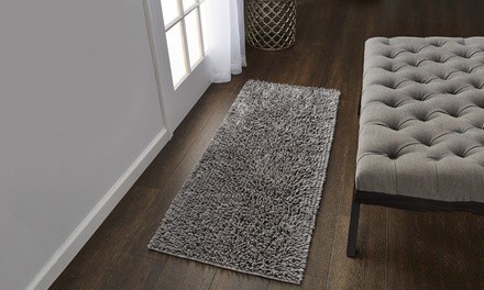 Gala 2-Tone Chenille Microfiber Bath Rug. Multiple sizes and Options.