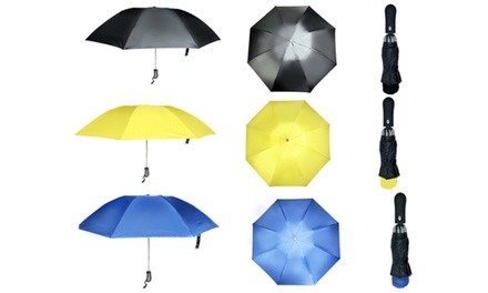 SwissTek Travel Windproof Reverse-Folding Fully Automatic Umbrella 