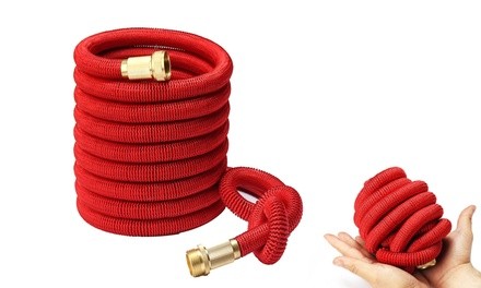 Flexible Expandable Garden Hose With Brass Connectors