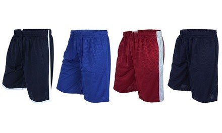 Lee Hanton Men's Athletic Mesh Basketball Shorts