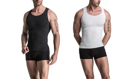 2-in-1 Men's Compression and Core Support Shirt