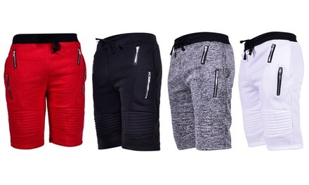 Sacred Crown Men's Fleece Active Shorts