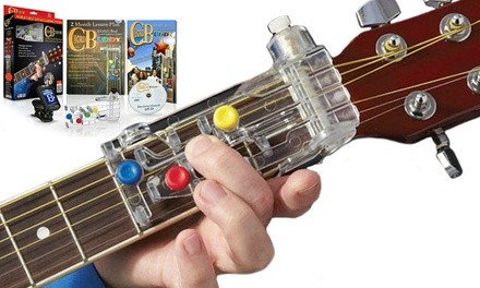 Shark Tank's ChordBuddy Guitar Learning System with Optional Tuner