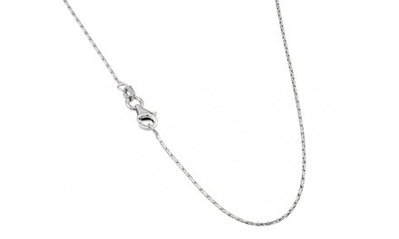 Italian Sterling Silver Spark Chain