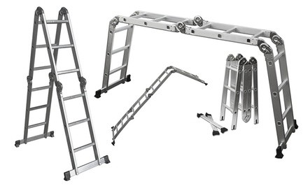 12' Lightweight Multi-Purpose Aluminum Folding Ladder